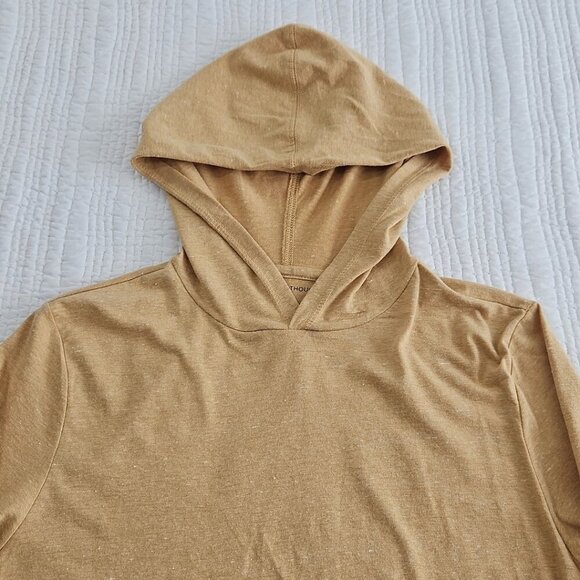 Threads For Thought Hoodie Women's S Golden Wheat Long Sleeve Slubby Cotton NEW - Picture 7 of 16